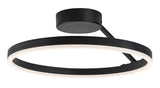 Plafoniera LED Isaure, negru, 24W, 1600lm, 3000K, 4000K, 6500K, IP20, Rabalux, 71302
