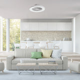 Plafoniera LED Dalfon2 cu ventilator, 48W, 2400lm, 3000K-6500K, D.48,5cm, IP20, Rabalux, 71332