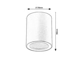 Plafoniera Koven, negru, 1xGU10, IP44, Rabalux, 71342