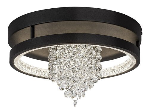 Plafoniera LED Maribell, negru, 20W, 1000lm, 3000K/3500K/4000K, D.30cm, IP20, Rabalux, 71352