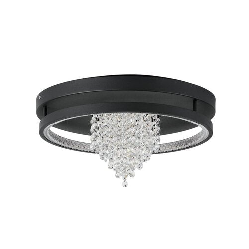 Plafoniera LED Maribell, negru, 30W, 1450lm, 3000K/3500K/4000K, D.40cm, IP20, Rabalux, 71353