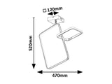 Plafoniera LED Malwen, crom, 36W, 2100lm, 4000K, IP20, Rabalux, 71367