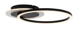 Plafoniera LED Kerstin, negru, 24W, 1800lm, 3000K, IP20, Rabalux, 71368