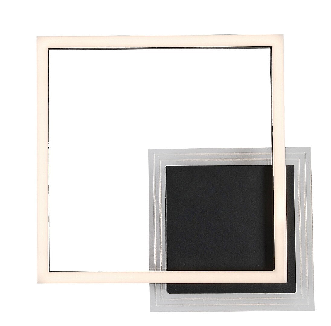 Plafoniera LED Ottavia, negru, 24W, 2000lm, 3000K, IP20, Rabalux, 71370