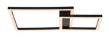 Plafoniera LED Heleth, negru, 24W, 1530lm, 3000K, IP20, Rabalux, 71376