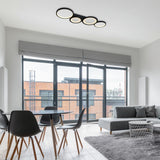 Plafoniera LED Aranis, negru, 40W, 2300lm, 3000-6500K, IP20, Rabalux, 71379