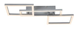 Plafoniera LED Ellinor, crom, 40W, 3700lm, 3000-6500K, IP20, Rabalux, 71382