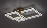 Plafoniera LED Amilia, auriu, 22W, 2380lm, 3000K/4000K/6500K, IP20, Rabalux, 71384
