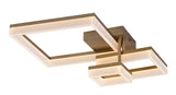 Plafoniera LED Amilia, auriu, 22W, 2380lm, 3000K/4000K/6500K, IP20, Rabalux, 71384