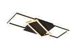 Plafoniera LED Kitlee, negru/ auriu, 40W, 3600lm, 3000-6500K, IP20, Rabalux, 71391
