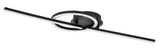 Plafoniera Twisterra, negru, LED 24W, 1800lm, 4000K, IP20, Rabalux, 71395