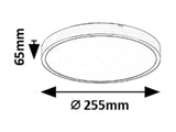 Plafoniera LED Alenzo, negru, 12W, 780lm, 3000K, 4000K, 6000K, IP44, Rabalux, 71435