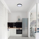 Plafoniera LED Alenzo, negru, 12W, 780lm, 3000K, 4000K, 6000K, IP44, Rabalux, 71435