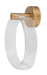 Aplica LED Olyssia, auriu, 6W, 225lm, 3000K, L.23.5cm, IP20, Rabalux, 71463