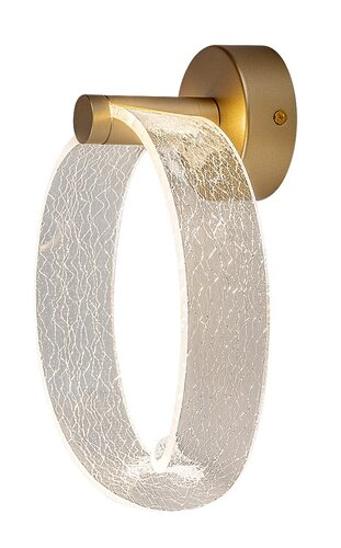 Aplica LED Olyssia, auriu, 6W, 225lm, 3000K, L.23.5cm, IP20, Rabalux, 71463
