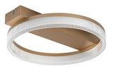 Plafoniera LED Rivona, auriu, 18W, 1400lm, 3000K-6500K, L.37cm, IP20, Rabalux, 71471