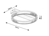 Plafoniera LED Rivona, auriu, 18W, 1400lm, 3000K-6500K, L.37cm, IP20, Rabalux, 71471