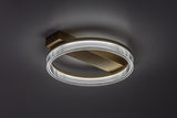 Plafoniera LED Rivona, auriu, 18W, 1400lm, 3000K-6500K, L.37cm, IP20, Rabalux, 71471