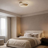 Plafoniera LED Rivona, auriu, 18W, 1400lm, 3000K-6500K, L.37cm, IP20, Rabalux, 71471