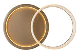 Plafoniera LED Rivona, auriu, 22W, 1500lm, 3000K-6500K, L.53cm, IP20, Rabalux, 71472