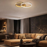 Plafoniera LED Rivona, auriu, 22W, 1500lm, 3000K-6500K, L.53cm, IP20, Rabalux, 71472