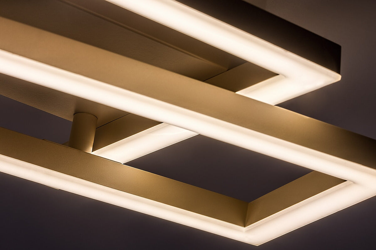 Plafoniera LED Glavian, gri-bej, 24W, 1700lm, 4000K, L.37cm, IP20, Rabalux, 71475
