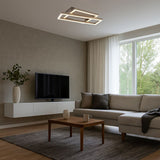Plafoniera LED Glavian, gri-bej, 24W, 1700lm, 4000K, L.37cm, IP20, Rabalux, 71475