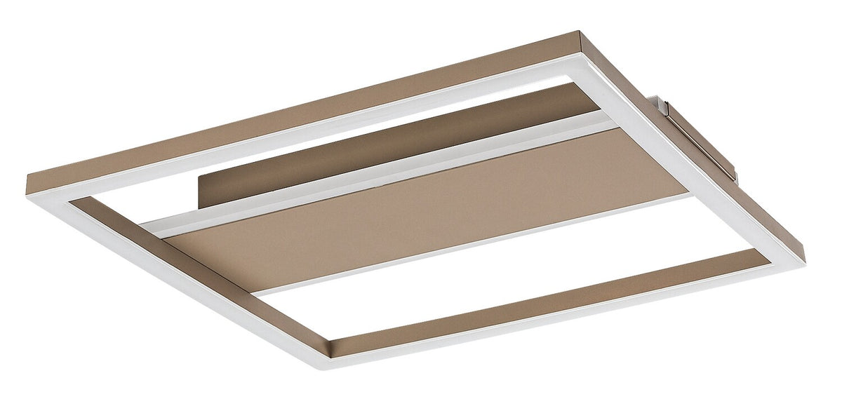 Plafoniera LED Glavian, gri-bej, 24W, 1600lm, 4000K, L.33cm, IP20, Rabalux, 71476