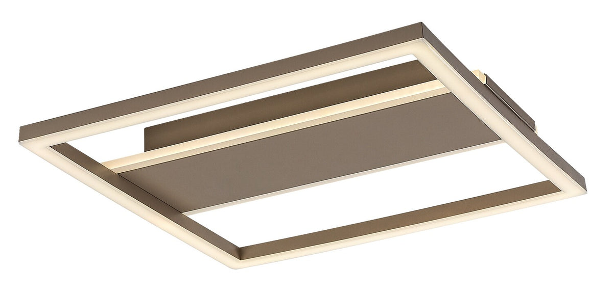 Plafoniera LED Glavian, gri-bej, 24W, 1600lm, 4000K, L.33cm, IP20, Rabalux, 71476