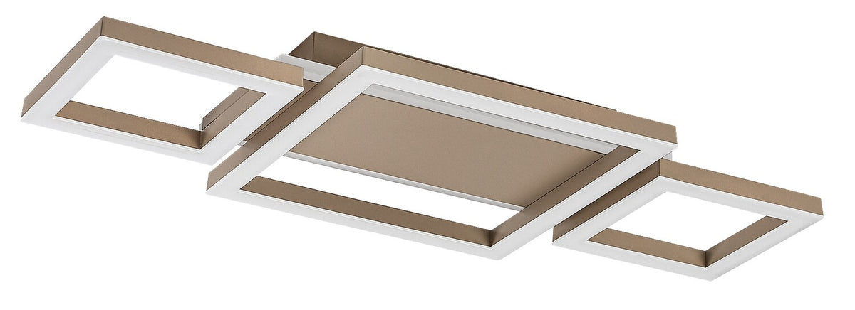 Plafoniera LED Glavian, gri-bej, 24W, 1800lm, 4000K, L.51cm, IP20, Rabalux, 71477