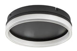 Plafoniera LED Seraphiel, negru, 18W, 1110lm, 3000K-6500K, D.33cm, IP20, Rabalux, 71478