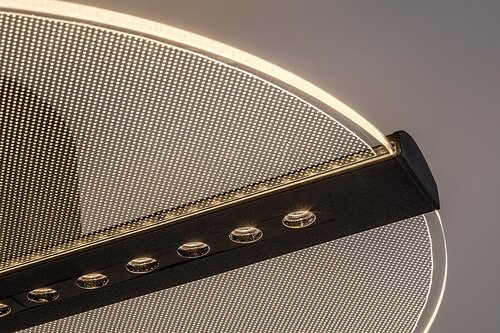 Plafoniera LED Norael, negru mat, 20W, 1410lm, 3000K, D.41cm, IP20, Rabalux, 71483