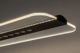 Lustra suspendata LED Norael, negru mat, 40W, 2600lm, 3000K, H.120cm, IP20, Rabalux, 72026