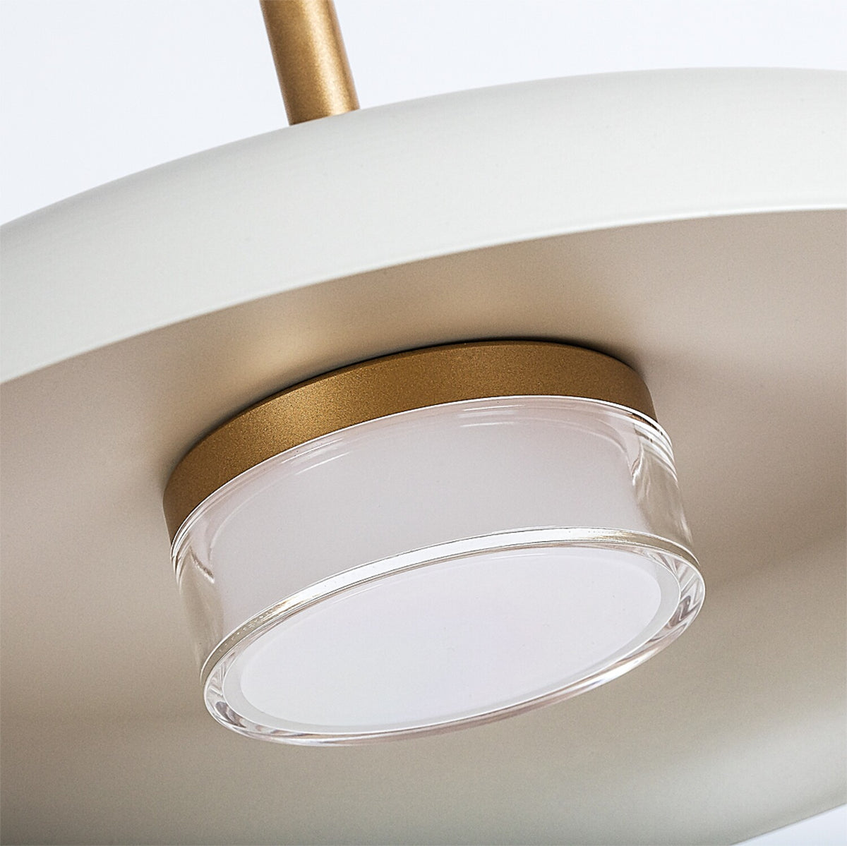 Lustră LED suspendată Odete, auriu – vedere a produsului 3, Rabalux 72044