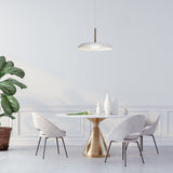 Lustră LED suspendată Odete, auriu – imagine ambientală 2, Rabalux 72044