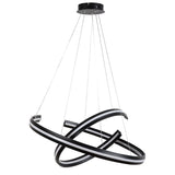 Lustră LED suspendată Zadie, negru – vedere a produsului 1, Rabalux 72052