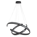 Lustră LED suspendată Zadie, negru – vedere a produsului 3, Rabalux 72052