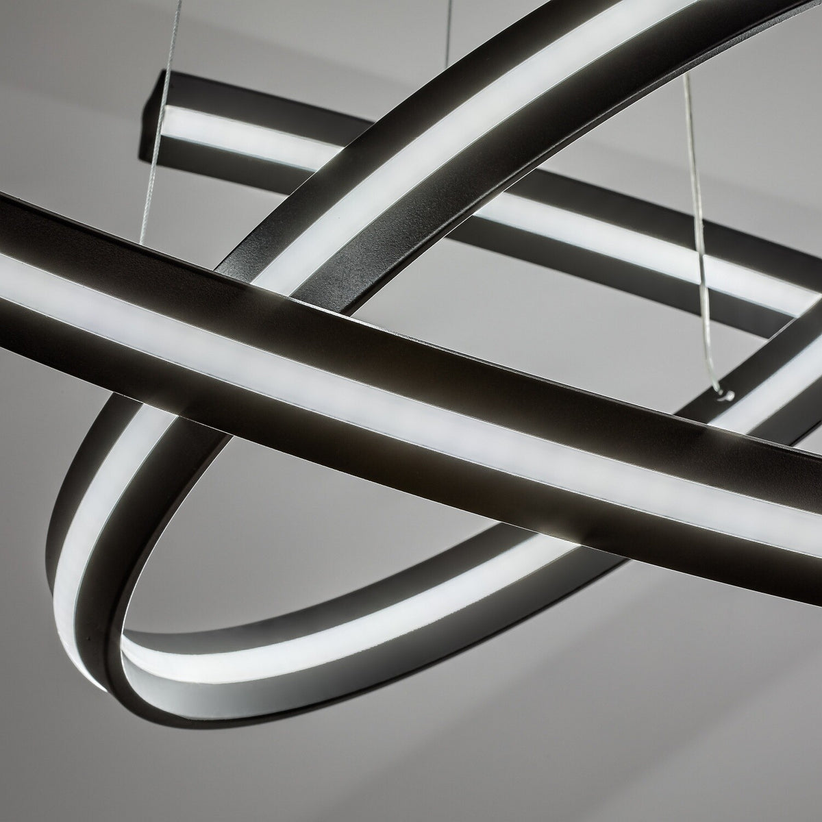 Lustră LED suspendată Zadie, negru – vedere a produsului 8, Rabalux 72052