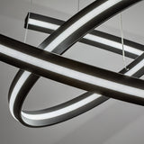 Lustră LED suspendată Zadie, negru – vedere a produsului 8, Rabalux 72052