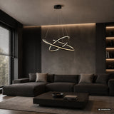 Lustră LED suspendată Zadie, negru – imagine ambientală 1, Rabalux 72052