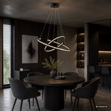 Lustră LED suspendată Zadie, negru – imagine ambientală 4, Rabalux 72052