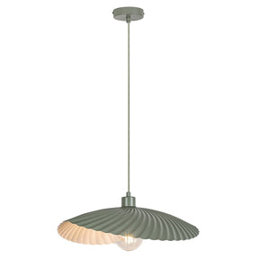 Lustră suspendată Bridget, verde, 1xE27, Ø 47 cm – Rabalux 72056