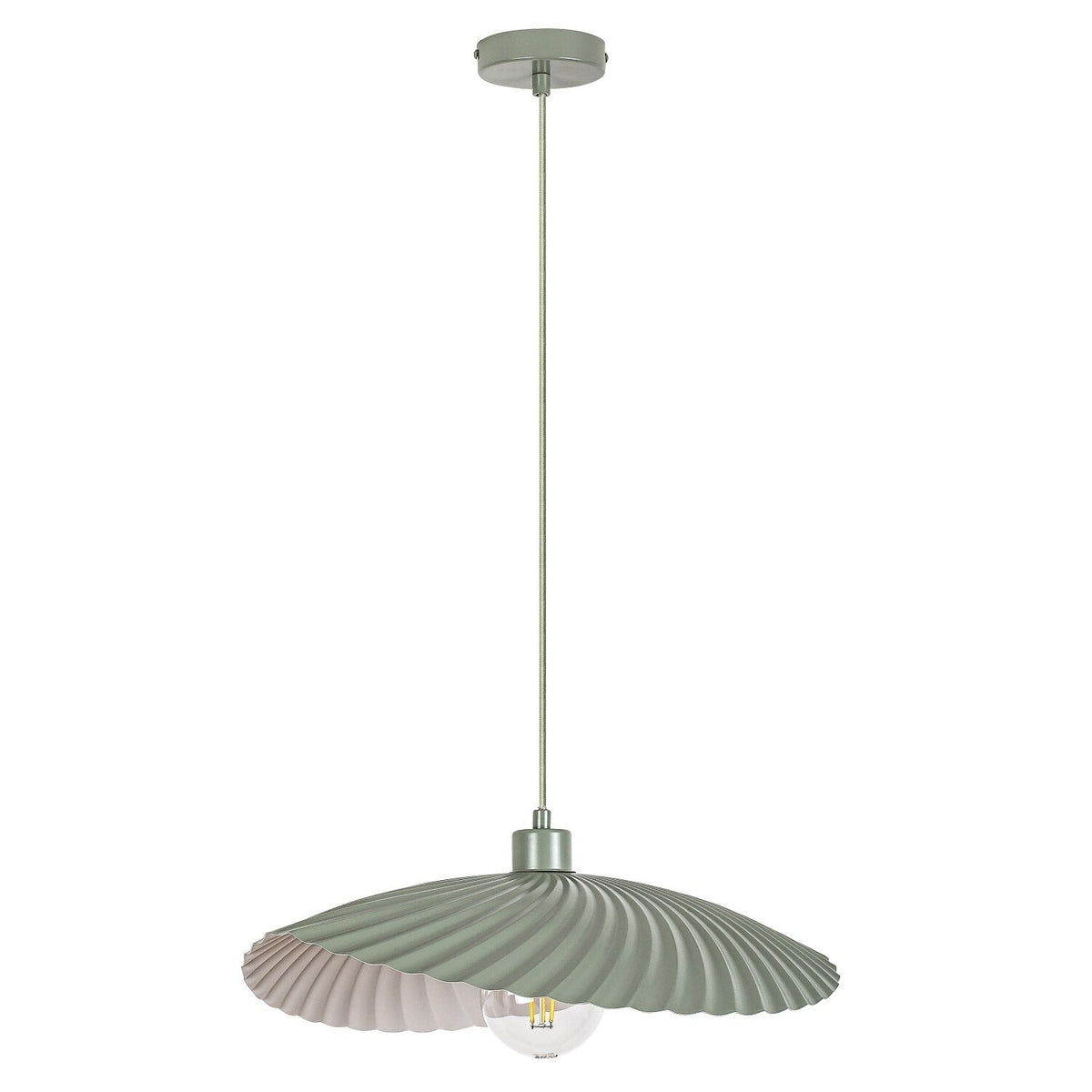 Lustră suspendată Bridget, verde – vedere a produsului 1, Rabalux 72056