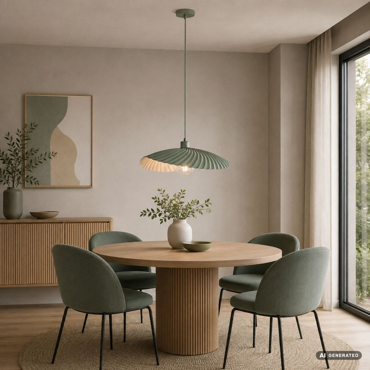 Lustră suspendată Bridget, verde – imagine ambientală 3, Rabalux 72056
