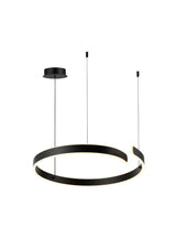 Lustra suspendata LED Silnora, negru, 35W, 2200lm, 3000K/4000K/6500K, IP20, Rabalux, 72114