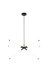 Lustra suspendata LED Nivaro, negru, 36W, 3000K, IP20, Rabalux, 72168