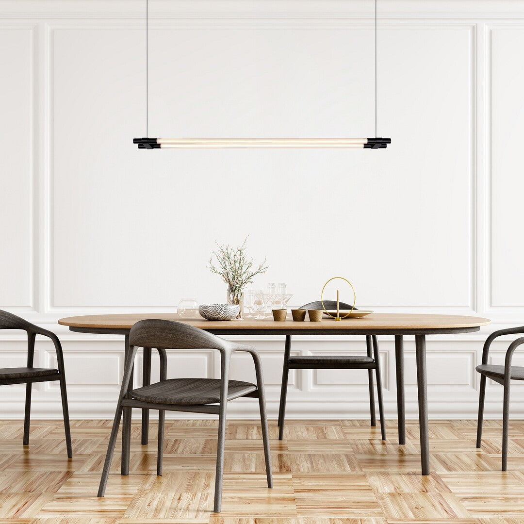 Lustra suspendata LED Nivaro, negru, 28W, 3000K, IP20, Rabalux, 72169