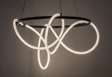 Lustra suspendata LED Montema, negru, 54W, 4480lm, 4000K, D.60cm, IP20, Rabalux, 72191