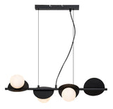 Lustra suspendata Jules, negru, 4xG9, IP20, Rabalux, 72225