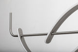 Lustra suspendata LED Jarnelle, crom satin, 35W, 2450lm, 3000K, IP20, Rabalux, 72233